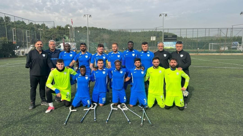 ŞAHİNBEY AMPUTE DEPLASMANDAN GALİBİYETLE DÖNDÜ 12-0