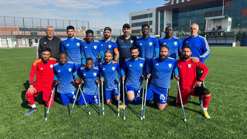 ŞAHİNBEY AMPUTE FUTBOL TAKIMI KONYA DEPLASMANINDAN  GALİBİYETLE DÖNDÜ 4-0