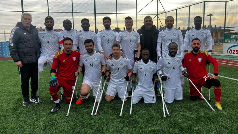 ŞAHİNBEY AMPUTE FUTBOL TAKIMI’NDAN FARKLI SKOR 5-0