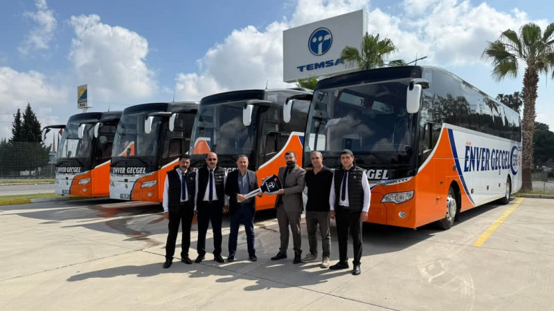 Şanlıurfa'nın markası Enver Geçgel Turizm, araç filosuna 4 yeni 2025 model otobüs daha ekledi.