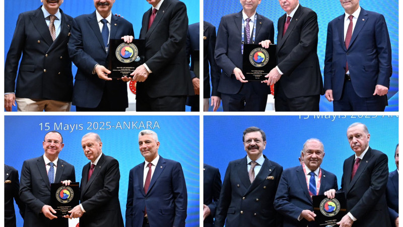 GSO TOBB DELEGELERİNE HİZMET ŞEREF BELGESİ VERİLDİ