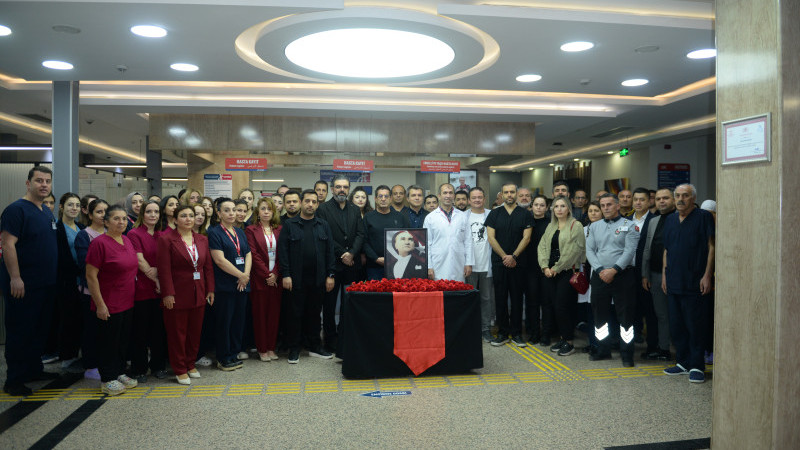 ULU ÖNDER MUSTAFA KEMAL ATATÜRK, ÖZEL HATEM HASTANESİ’NDE DÜZENLENEN TÖRENLE ANILDI